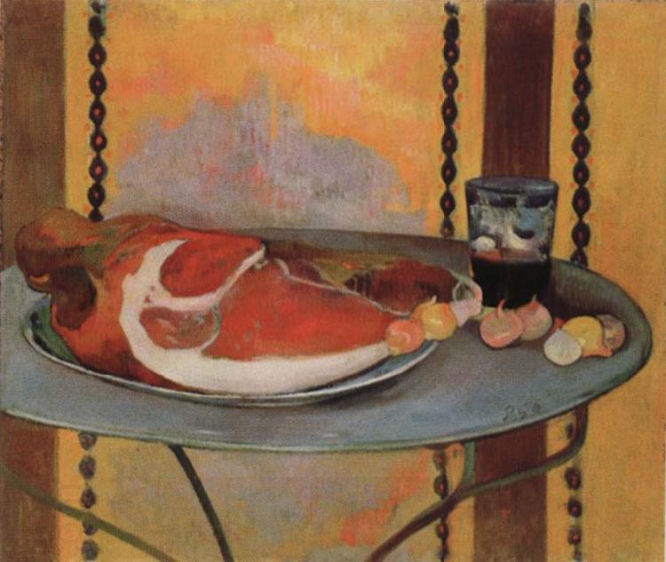 Paul Gauguin Style life with ham China oil painting art